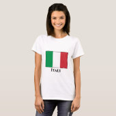 T-shirt Drapeau italien (Devant entier)