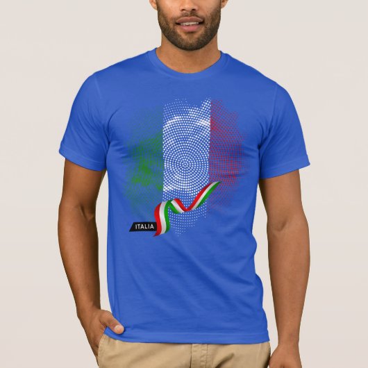 T-shirt Drapeau italien (Devant)