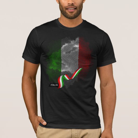 T-shirt Drapeau italien (Devant)