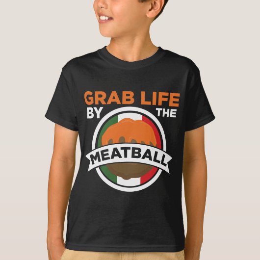 T-shirt Drapeau italien de viande de spaghetti de viande d (Devant)