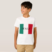T-shirt Drapeau italien Italia Il Tricolore (Devant entier)