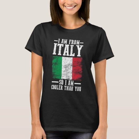 T-shirt Drapeau italien Italie (Devant)