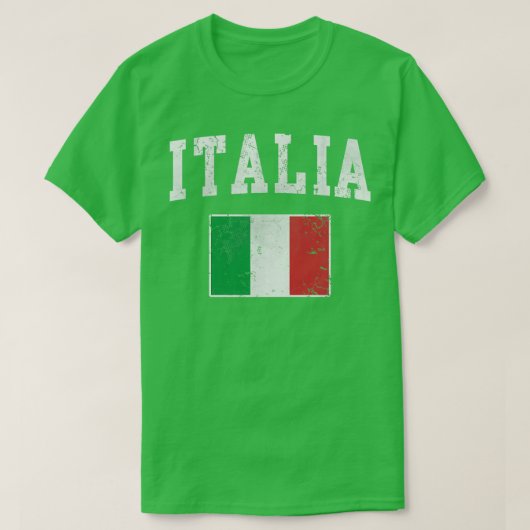T-shirt Drapeau italien Italie Italiano (Design devant)