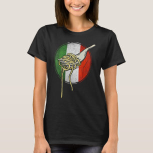 T-shirt Drapeau italien rétro Italie Spaghetti Italia Past