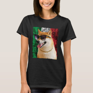 T-shirt Drapeau italien Shiba Inu Italie Shiba Inu S