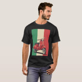 T-shirt Drapeau italien Vespa (Devant entier)