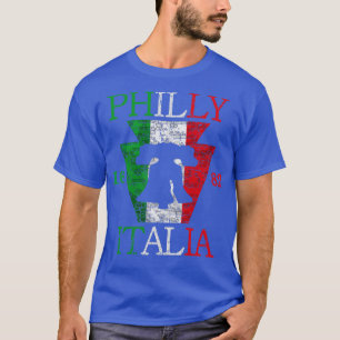 T-shirt Drapeau italien vintage Liberty Bell Philly Fan Ph