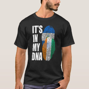 T-shirt Drapeau Ivoirien Et Nicaragua