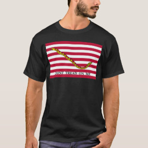 T-shirt Drapeau Jack de la marine - Ne pas me taper