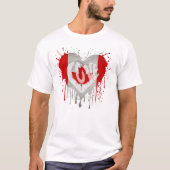 T-shirt Drapeau J'aime Canada (Devant)