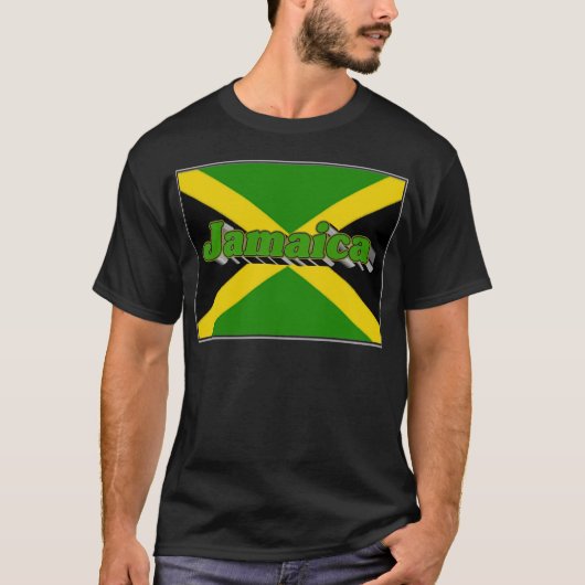 T-shirt Drapeau jamaïcain (Devant)