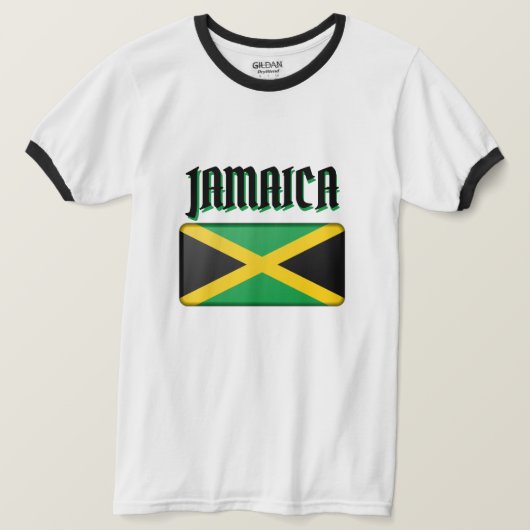 T-SHIRT DRAPEAU JAMAÏCAIN (Design devant)