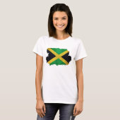 T-shirt Drapeau jamaïcain (Devant entier)