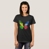 T-shirt Drapeau jamaïcain (Devant entier)