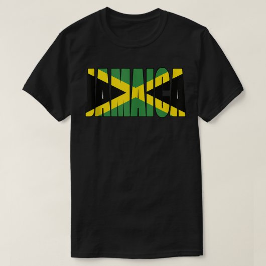 T-shirt Drapeau jamaïcain cadeau (Design devant)