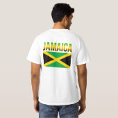 T-shirt Drapeau Jamaïcain De La Fierté (Dos entier)