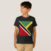 T-shirt Drapeau jamaïcain de Trini | Drapeau de la Jamaïqu (Devant entier)