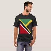 T-shirt Drapeau jamaïcain de Trini | Drapeau Trinidad Jama (Devant entier)