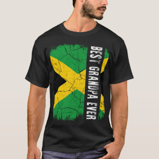 T-shirt Drapeau Jamaïcain du meilleur grand-père Jamaïcain