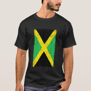 T-shirt Drapeau Jamaïcain Fierté Jamaïcaine Patriotique De