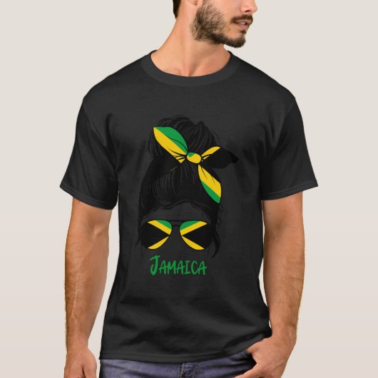 T-shirt Drapeau jamaïcain Jamaïque (Devant)