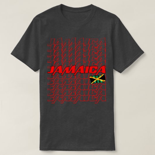 T-shirt Drapeau Jamaïque (Design devant)