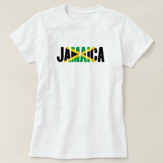 T-shirt Drapeau Jamaïque (Design devant)