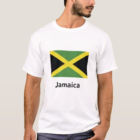 T-shirt Drapeau Jamaïque (Devant)