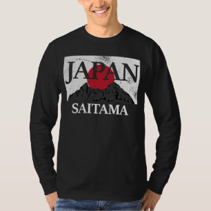 T-shirt Drapeau Japon Saitama Fuji San