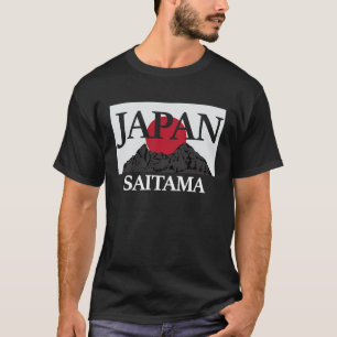 T-shirt Drapeau Japon Saitama Fuji San