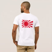 T-shirt Drapeau japonais de marine (Dos entier)