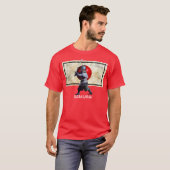 T-shirt Drapeau japonais et maillot d'art Samurai (Devant entier)