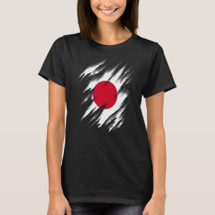T-shirt Drapeau japonais Nihon Koku Nippon Koku Japon