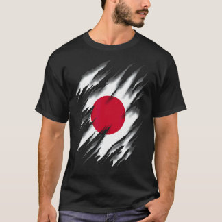 T-shirt Drapeau japonais Nihon Koku Nippon Koku Japon