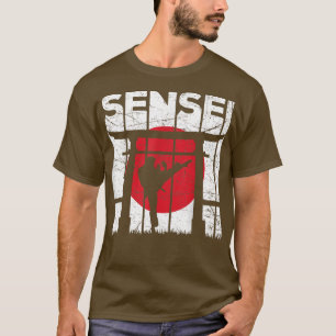 T-shirt Drapeau japonais Sensei Arts martiaux Torii Gate V