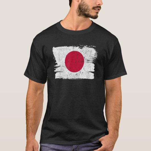 T-shirt Drapeau japonais Soutien à l'amitié Peace Vinta (Devant)