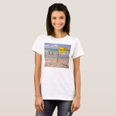 T-shirt Drapeau jaune Barbade 2010 (Devant entier)