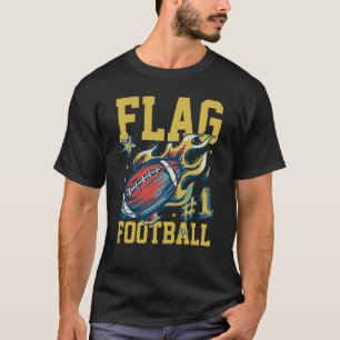 T-shirt Drapeau Jeu de football Joueur américain Drapeaux