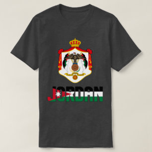 T-shirt Drapeau jordanien et blason Patriotique