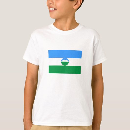 T-shirt Drapeau Kabardino Balkaria (Devant)
