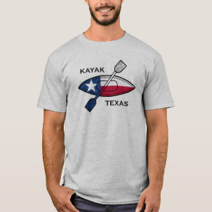T-shirt Drapeau Kayak Texas