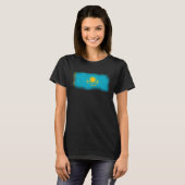 T-shirt Drapeau kazakh (Devant entier)
