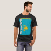 T-shirt Drapeau kazakh 1 (Devant entier)