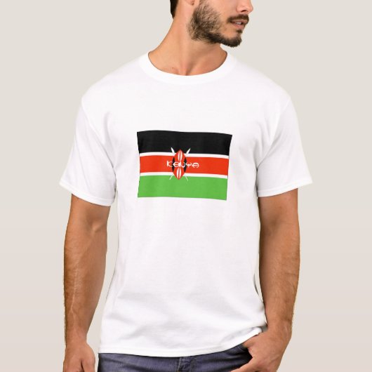 T-shirt Drapeau kenyan (Devant)