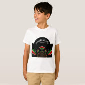 T-shirt Drapeau kényan inspiré Jambo Welcome Design Art (Devant entier)