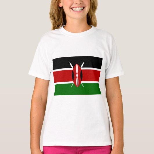 T-shirt Drapeau kényan (Kenya) (Devant)