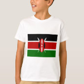 T-shirt Drapeau kényan (Kenya) (Devant)