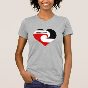 T-shirt Drapeau Kia Ora & Maori, Nouvelle-Zélande /Sports,