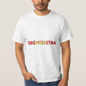 T-shirt Drapeau Kirghizistan (Devant)