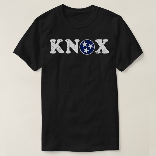 T-shirt Drapeau Knoxville Tennessee (Design devant)